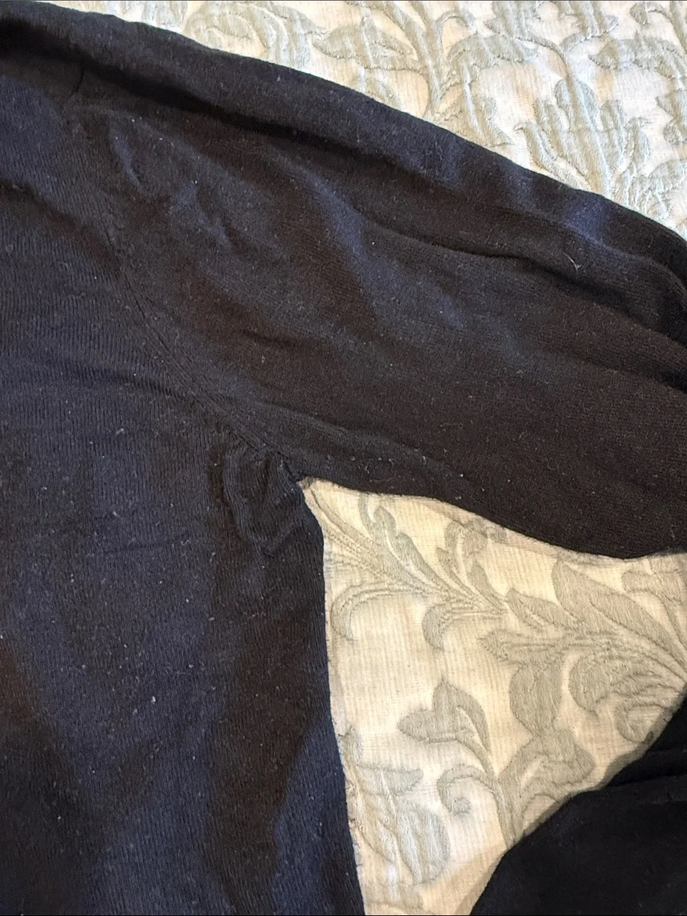 Zara Black Turtleneck Sweater with Gold Button Detail